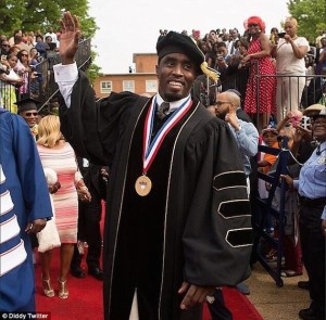 diddy honorary commencment doctorate